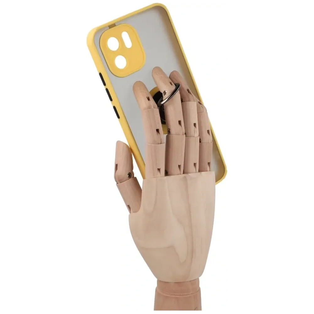 Hurtownia GSM - Bizon Case Hybrid Ring Xiaomi Redmi A1 füstös sárga kerettel - BIZ2239 - {ean13} - Hurt