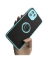 Bizon Case Hybrid Gyűrű Xiaomi Redmi A1 füstös világoskék kerettel