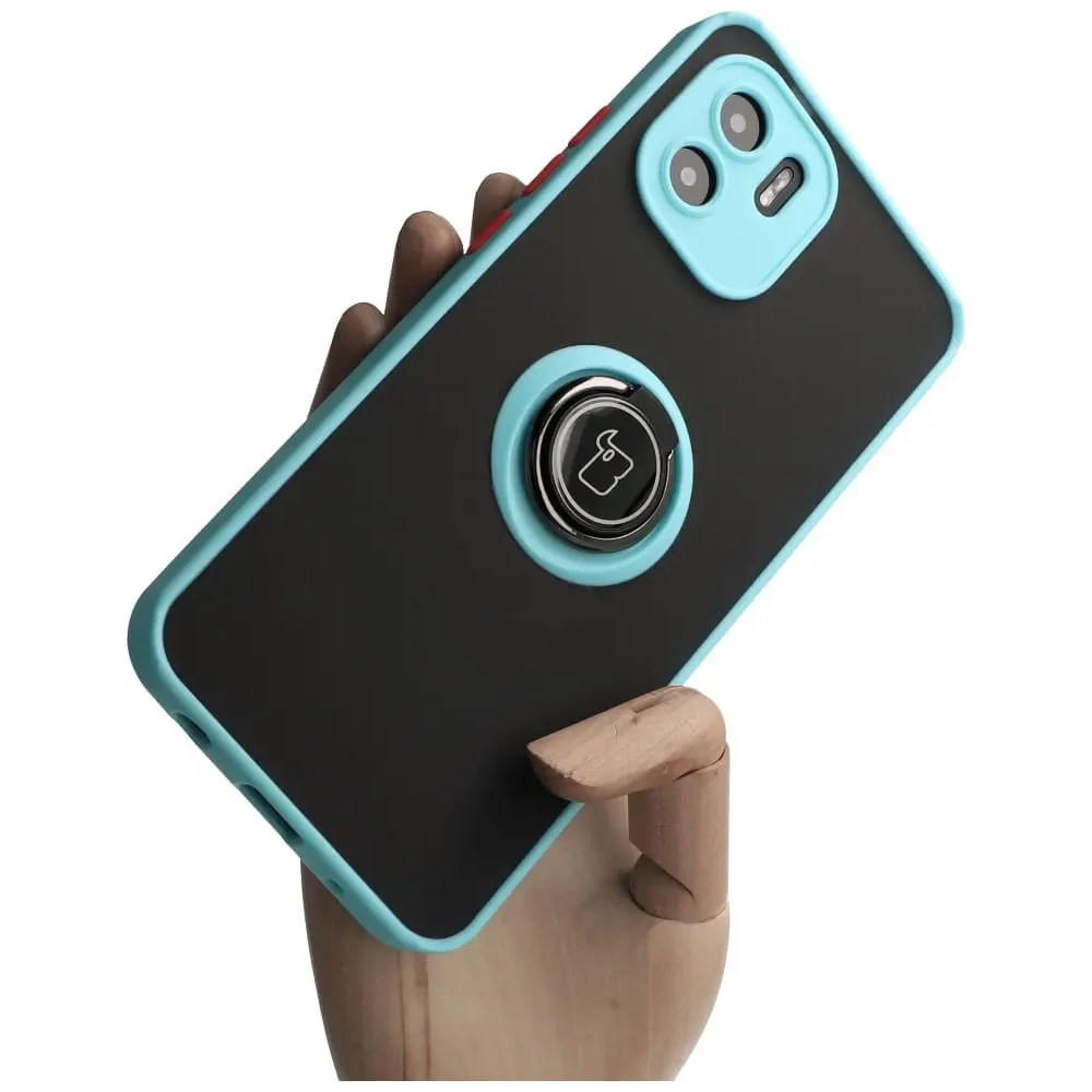 Hurtownia GSM - Bizon Case Hybrid Gyűrű Xiaomi Redmi A1 füstös világoskék kerettel - BIZ2240 - {ean13} - Hurt