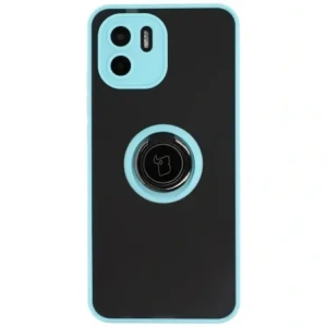 Hurtownia GSM - Etui z uchwytem na palec Bizon Case Hybrid Ring do Xiaomi Redmi A1 przydymione z jasnoniebieską ramką - BIZ2240 - {ean13} - Hurt