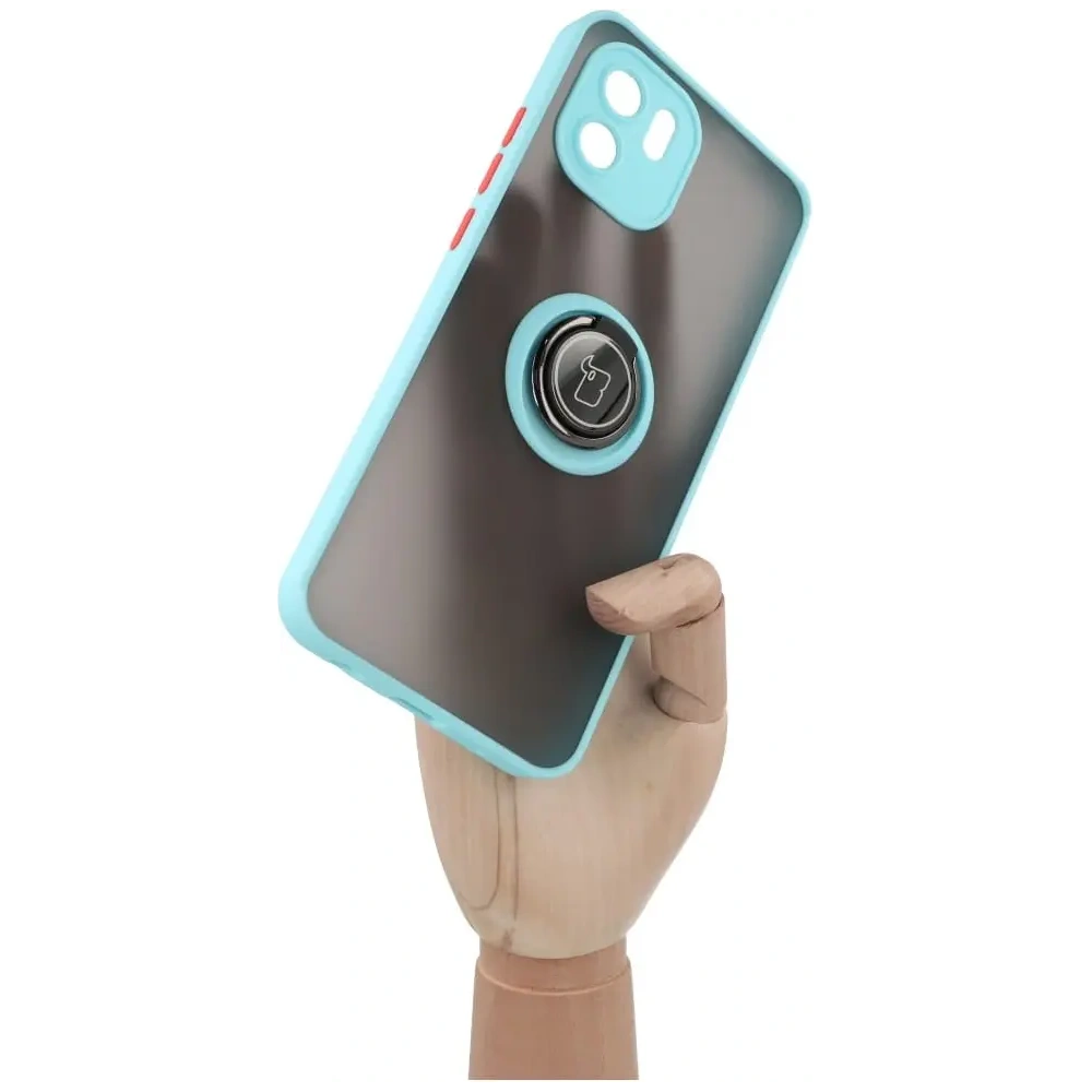 Hurtownia GSM - Bizon Case Hybrid Gyűrű Xiaomi Redmi A1 füstös világoskék kerettel - BIZ2240 - {ean13} - Hurt