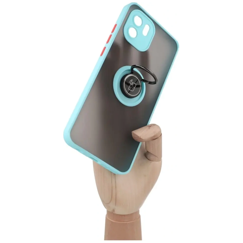 Hurtownia GSM - Bizon Case Hybrid Gyűrű Xiaomi Redmi A1 füstös világoskék kerettel - BIZ2240 - {ean13} - Hurt