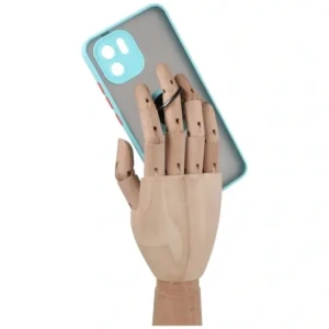 Hurtownia GSM - Etui z uchwytem na palec Bizon Case Hybrid Ring do Xiaomi Redmi A1 przydymione z jasnoniebieską ramką - BIZ2240 - {ean13} - Hurt