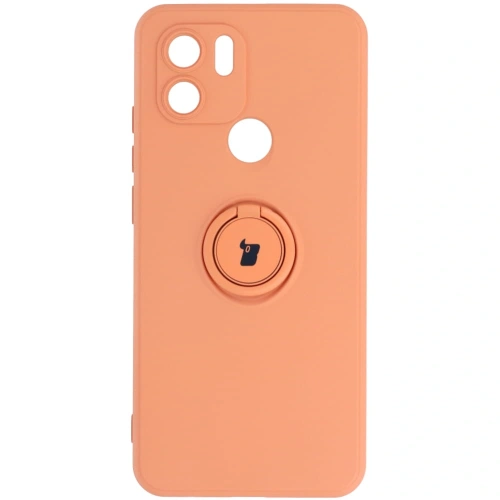 Etui Bizon Case Silicone Ring do Redmi A1 pomarańczowe
