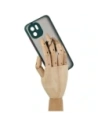 Hurtownia GSM - Etui s úchytem na prst Bizon Case Hybrid Ring pro Xiaomi Redmi A1 kouřové s tmavě zeleným rámečkem - BIZ2245 - {ean13} - Hurt