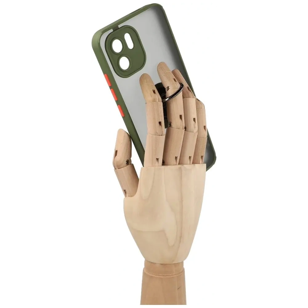 Hurtownia GSM - Bizon Case Hybrid Ring Xiaomi Redmi A1 füstös zöld kerettel - BIZ2246 - {ean13} - Hurt