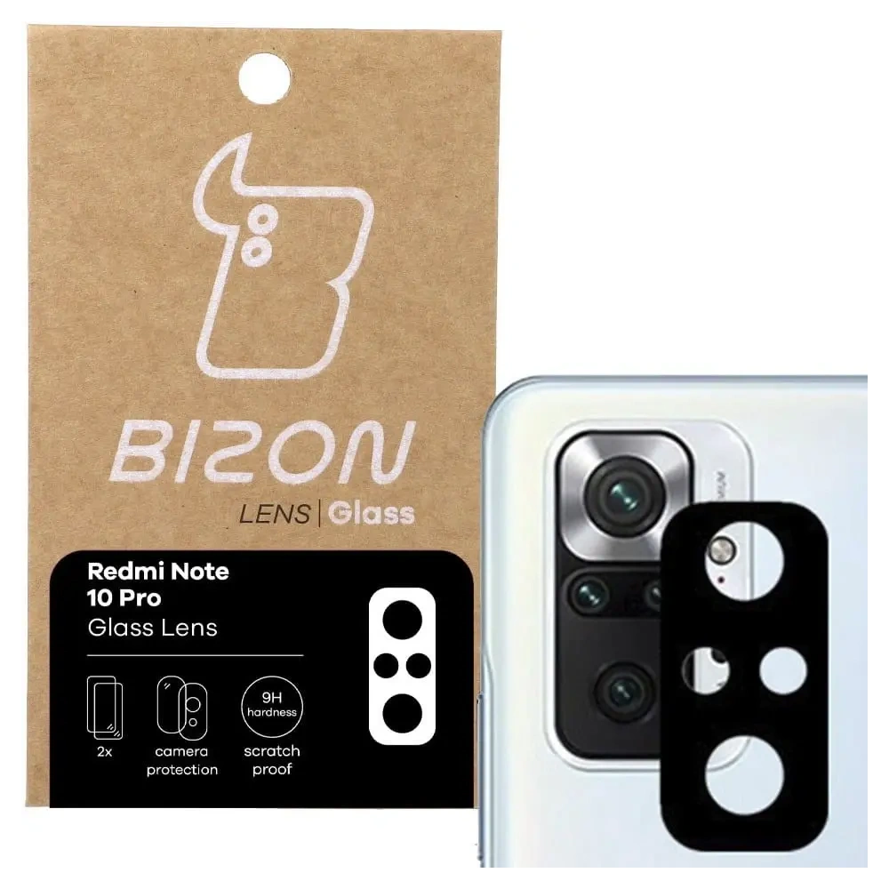 Hurtownia GSM - Szkło na aparat Bizon Glass Lens do Xiaomi Redmi Note 10 Pro [2 PACK] - BIZ2247 - {ean13} - Hurt