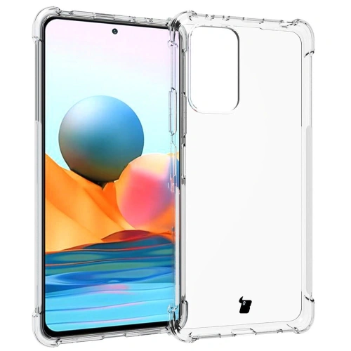 Etui + 2x szkło na ekran + obiektyw Bizon Case Clear Pack do Xiaomi Redmi Note 10 Pro przezroczyste