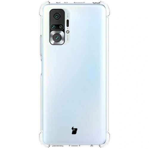 Etui + 2x szkło na ekran + obiektyw Bizon Case Clear Pack do Xiaomi Redmi Note 10 Pro przezroczyste