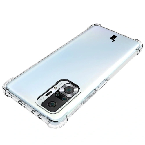 Etui + 2x szkło na ekran + obiektyw Bizon Case Clear Pack do Xiaomi Redmi Note 10 Pro przezroczyste