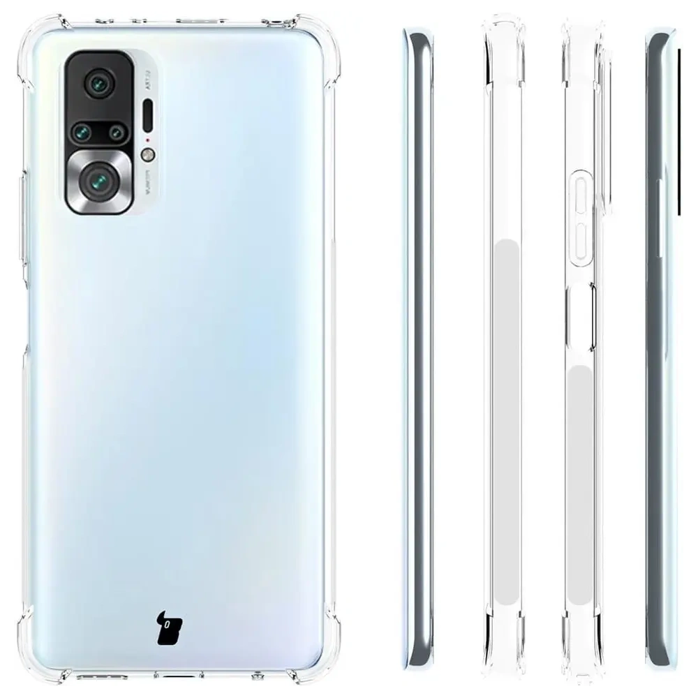 Hurtownia GSM - Bizon Case Clear Pack carcasă + 2x sticlă pentru ecran + sticlă pentru lentilă Xiaomi Redmi Note 10 Pro transparentă - BIZ2249 - {ean13} - Hurt