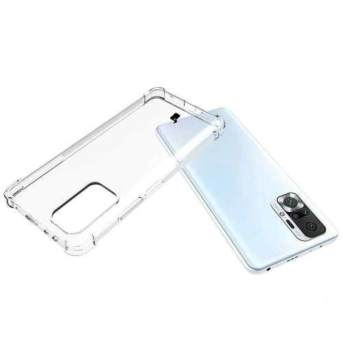 Etui + 2x szkło na ekran + obiektyw Bizon Case Clear Pack do Xiaomi Redmi Note 10 Pro przezroczyste
