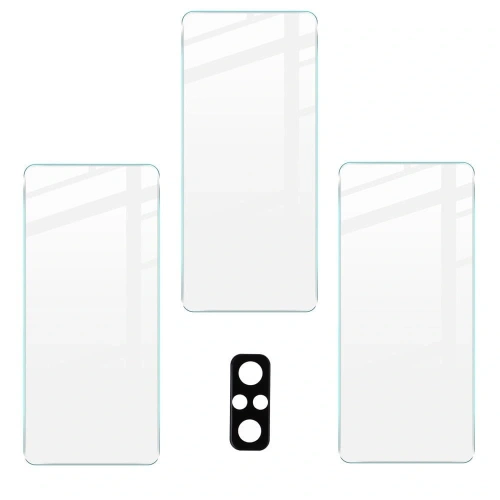 Szkło hartowane Bizon Glass Clear - 3 szt. + obiektyw Redmi Note 10 Pro