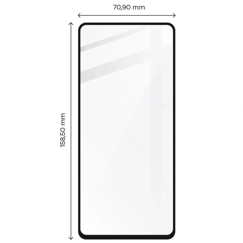 Szkło hartowane Bizon Glass Edge - [2 PACK] + ochrona na obiektyw Redmi Note 10 Pro czarne
