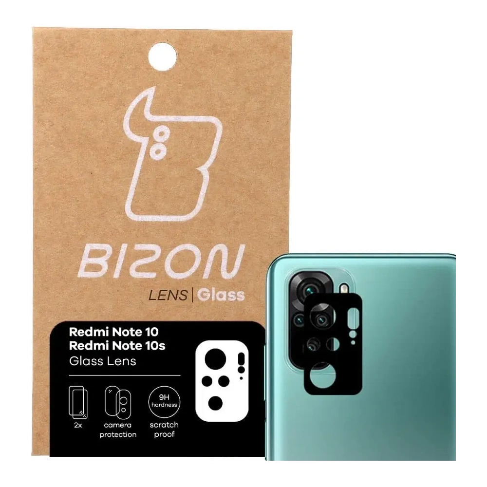 Wholesale Bizon Glass Lens Xiaomi Redmi Note 10 / 10S [2 PACK] - BIZ2254 - {ean13} - Hurt