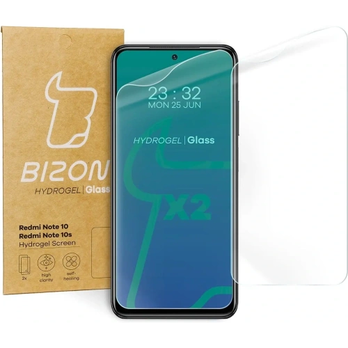 Folia hydrożelowa na ekran Bizon Glass Hydrogel Xiaomi Redmi Note 10 / 10s [2 PACK]