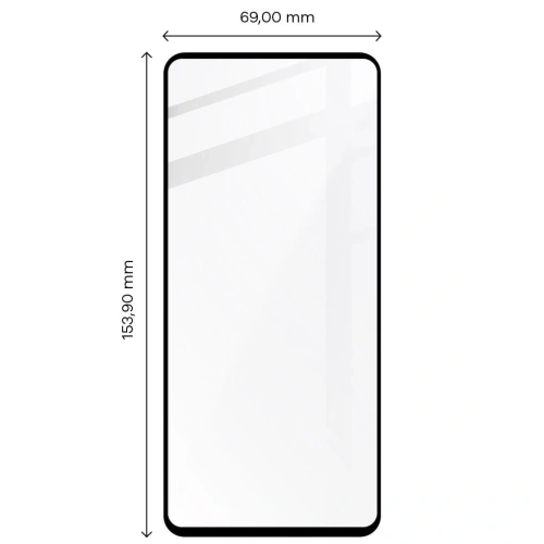 Szkło hartowane Bizon Glass Edge - [2 PACK] + ochrona na obiektyw Redmi Note 11
