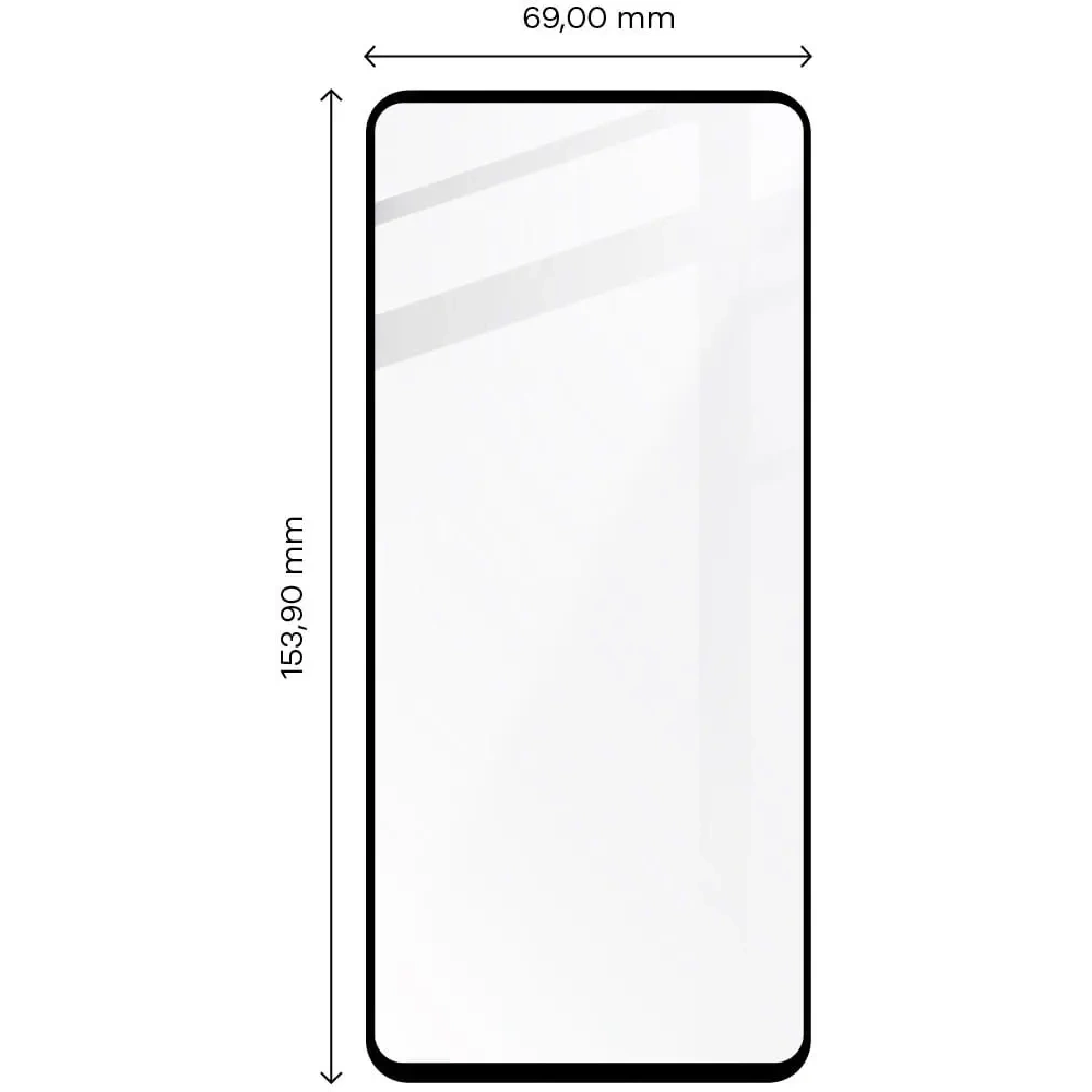 Hurtownia GSM - Bizon Glass Edge gehärtetes Glas - [2 PACK] + Linsenschutz für Redmi Note 11 schwarz - BIZ2257 - {ean13} - Hurt