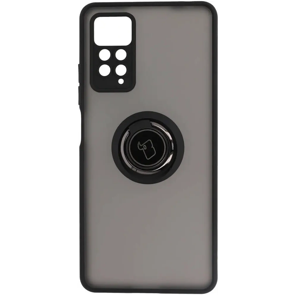 Hurtownia GSM - Bizon Case Hybrid Gyűrű Xiaomi Redmi Note 11 Pro / Pro 5G füstös fekete kerettel - BIZ2259 - {ean13} - Hurt