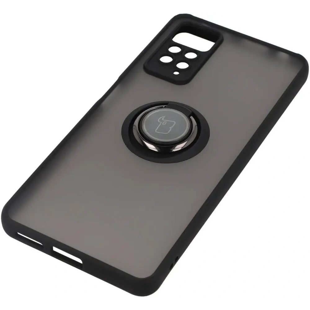 Hurtownia GSM - Bizon Case Hybrid Gyűrű Xiaomi Redmi Note 11 Pro / Pro 5G füstös fekete kerettel - BIZ2259 - {ean13} - Hurt