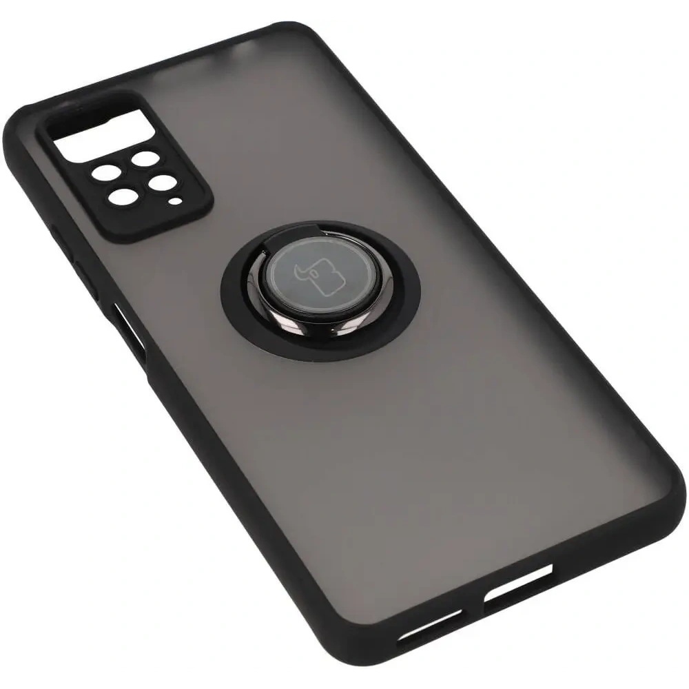 Hurtownia GSM - Bizon Case Hybrid Ring Xiaomi Redmi Note 11 Pro / Pro 5G rauchig mit einem schwarzen Rahmen - BIZ2259 - {ean13} - Hurt