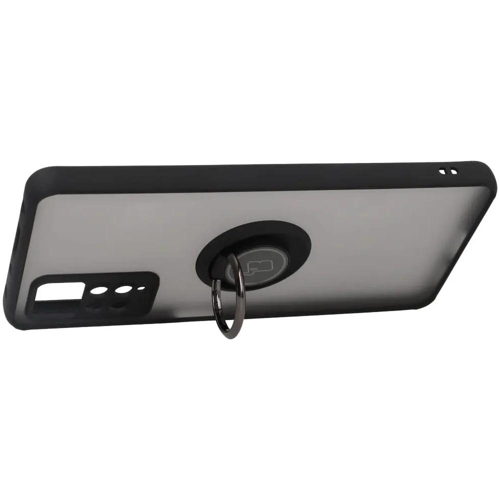 Hurtownia GSM - Bizon Case Hybrid Gyűrű Xiaomi Redmi Note 11 Pro / Pro 5G füstös fekete kerettel - BIZ2259 - {ean13} - Hurt