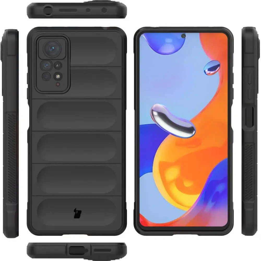 Hurtownia GSM - Pancerne etui Bizon Case Tur do Xiaomi Redmi Note 11 Pro / Pro 5G czarne - BIZ2266 - {ean13} - Hurt