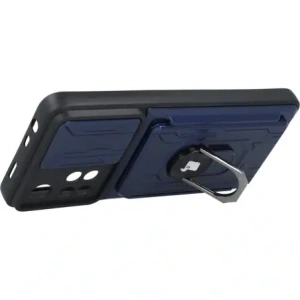 Hurtownia GSM - Bizon Case Camshield Kártyahely Gyűrű Xiaomi Redmi Note 11 Pro+ 5G tengerészkék - BIZ2270 - {ean13} - Hurt
