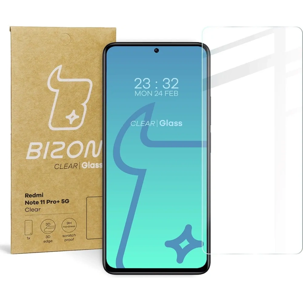Hurtownia GSM - Bizon Glass Clear Xiaomi Redmi Note 11 Pro+ 5G - BIZ2271 - {ean13} - Hurt