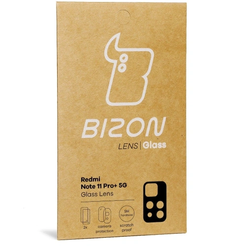 Szkło na aparat Bizon Glass Lens do Redmi Note 11 Pro+ 5G [2 PACK]