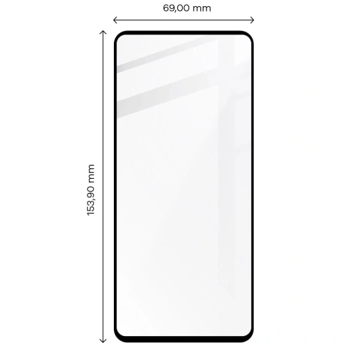 Szkło hartowane Bizon Glass Edge do Redmi Note 11 / 11s czarne