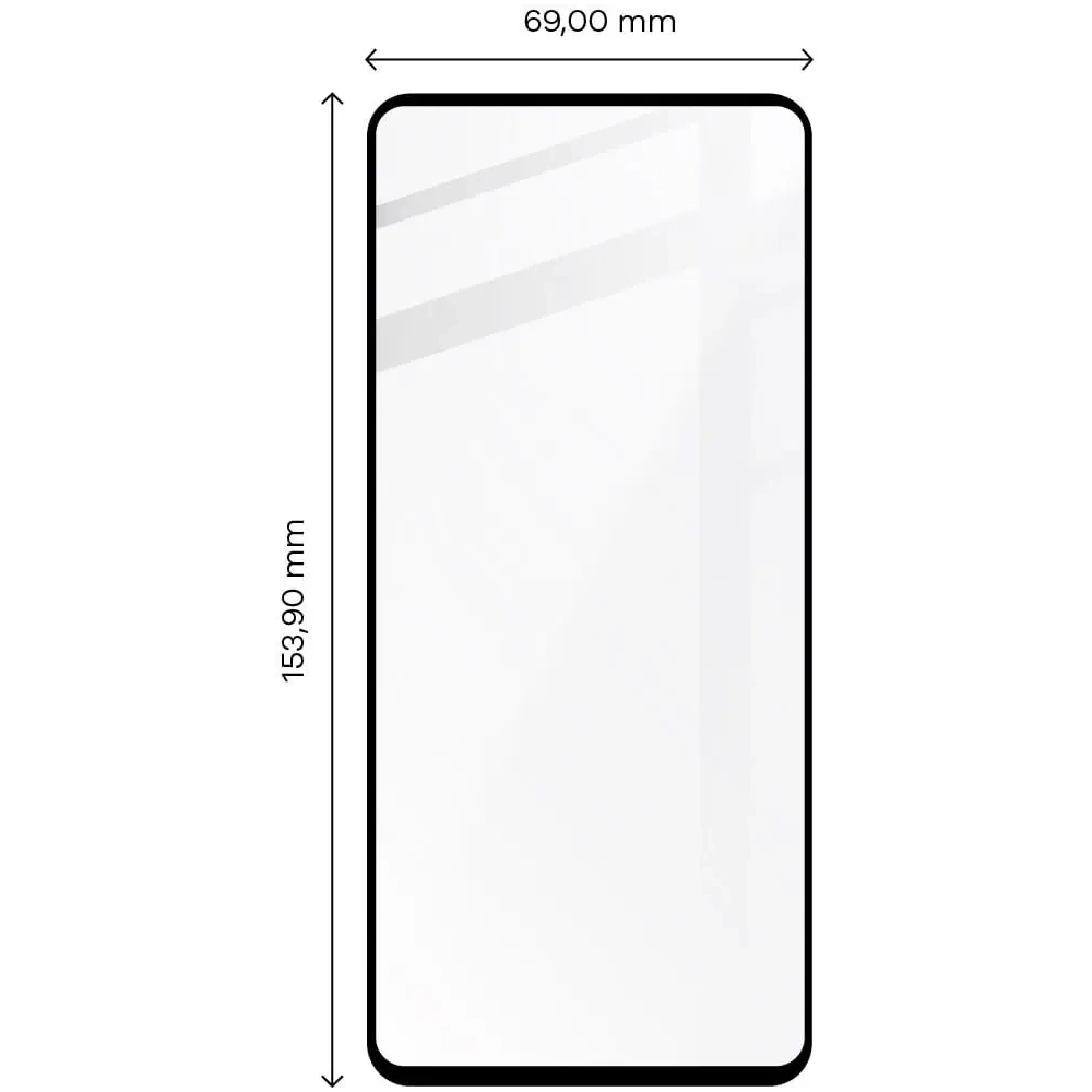 Hurtownia GSM - Szkło hartowane Bizon Glass Edge do Redmi Note 11 / 11s czarne - BIZ2274 - {ean13} - Hurt