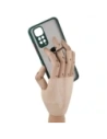 Hurtownia GSM - Bizon Case Hybrid Ring Xiaomi Redmi Note 11 / 11S 4G fumuriu cu un cadru verde închis - BIZ2276 - {ean13} - Hurt