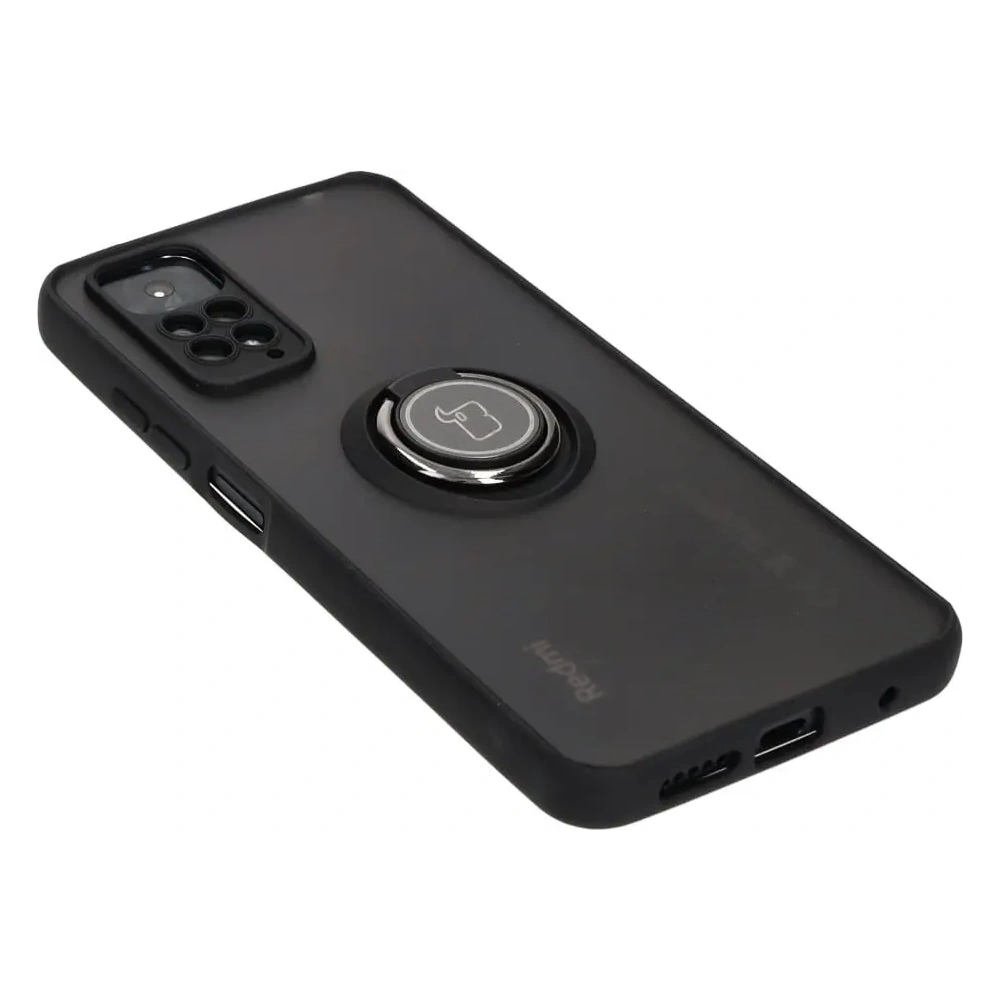Wholesale Bizon Case Hybrid Ring Xiaomi Redmi Note 11 / 11S 4G smoky with a black frame - BIZ2277 - {ean13} - Hurt