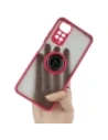 Wholesale Bizon Case Hybrid Ring Xiaomi Redmi Note 11 / 11S 4G smoky with a red frame - BIZ2278 - {ean13} - Hurt