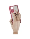 Wholesale Bizon Case Hybrid Ring Xiaomi Redmi Note 11 / 11S 4G smoky with a red frame - BIZ2278 - {ean13} - Hurt
