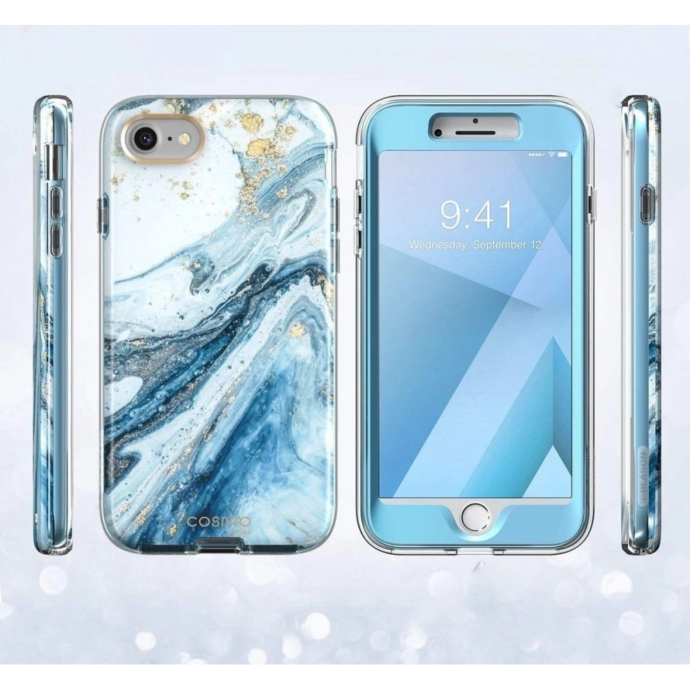 Hurtownia GSM - Etui Supcase Cosmo Apple iPhone SE 2022/SE 2020/8/7 Blue - SPC106BLU - {ean13} - Hurt