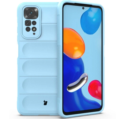 Pancerne etui Bizon Case Tur do Xiaomi Redmi Note 11 / 11S 4G jasnoniebieskie