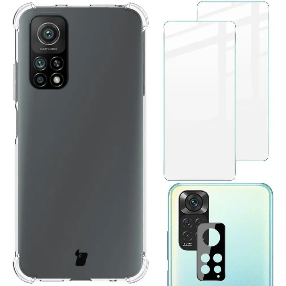 Hurtownia GSM - Bizon Case Clear Pack-Hülle + 2x Bildschirmglas + Linsen-Glas Xiaomi Redmi Note 11S 4G klar - BIZ2280 - {ean13} - Hurt