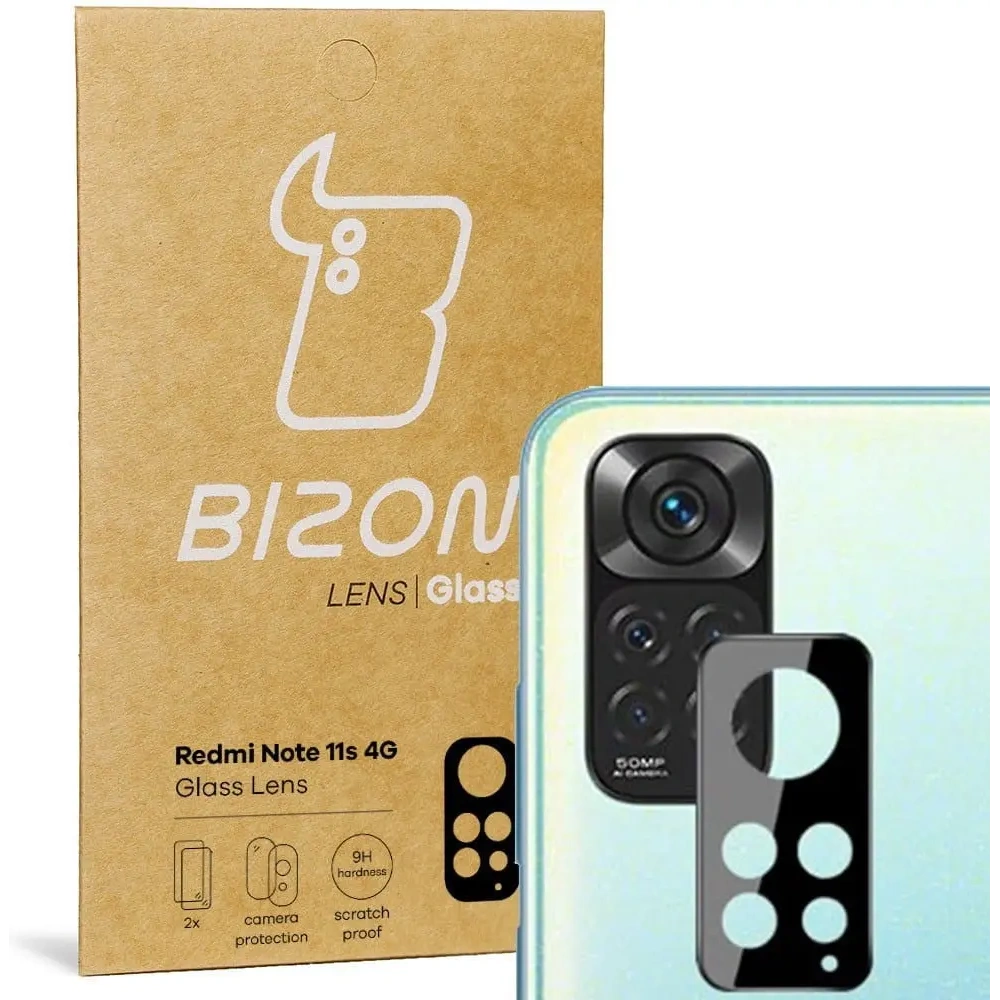 Hurtownia GSM - Szkło na aparat Bizon Glass Lens do Redmi Note 11S 4G [2 PACK] - BIZ2281 - {ean13} - Hurt