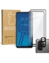 Bizon Glass Edge sticlă temperată - [2 PACK] + protecție pentru lentile Redmi Note 11s 4G negru