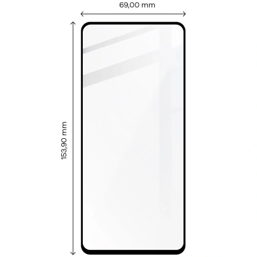 Szkło hartowane Bizon Glass Edge - [2 PACK] + ochrona na obiektyw Redmi Note 11s 4G