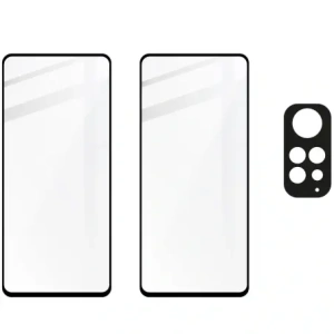 Wholesale Bizon Glass Edge tempered glass - [2 PACK] + lens protection Redmi Note 11s 4G black - BIZ2282 - {ean13} - Hurt