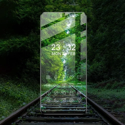 Szkło hartowane Bizon Glass Edge - [2 PACK] + ochrona na obiektyw Redmi Note 11s 4G