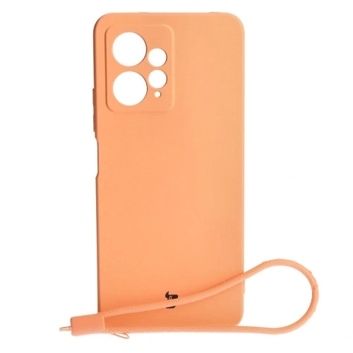 Etui Bizon Case Silicone do Xiaomi Redmi Note 12 4G pomarańczowe