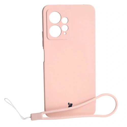 Etui Bizon Case Silicone do Xiaomi Redmi Note 12 4G jasnoróżowe