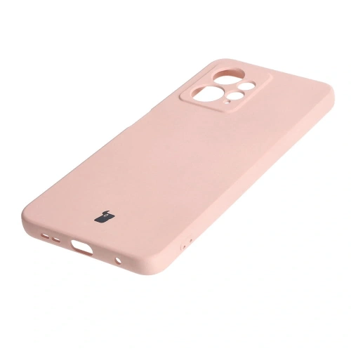 Etui Bizon Case Silicone do Xiaomi Redmi Note 12 4G jasnoróżowe