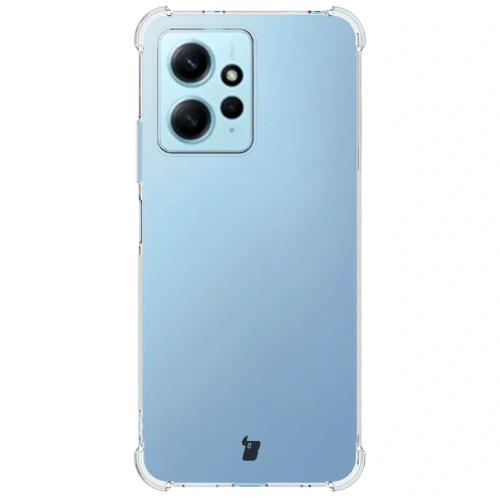 Etui + 2x szkło na ekran + obiektyw Bizon Case Clear Pack do Xiaomi Redmi Note 12 4G przezroczyste