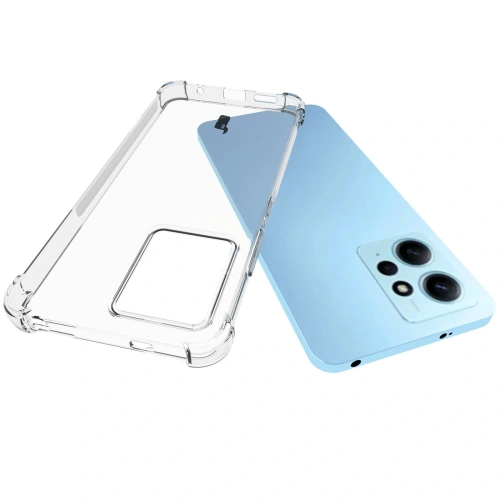 Etui + 2x szkło na ekran + obiektyw Bizon Case Clear Pack do Xiaomi Redmi Note 12 4G przezroczyste