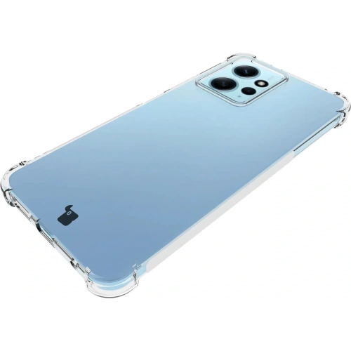 Etui + 2x szkło na ekran + obiektyw Bizon Case Clear Pack do Xiaomi Redmi Note 12 4G przezroczyste